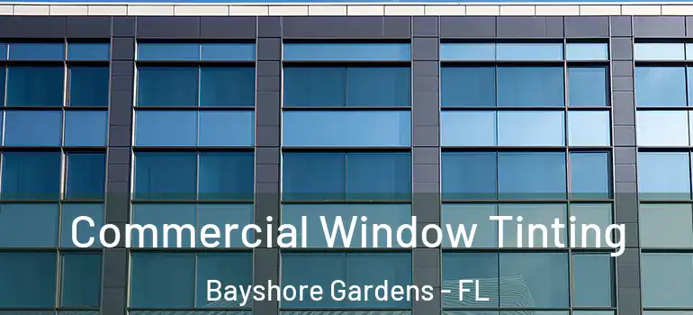  Commercial Window Tinting Bayshore Gardens - FL