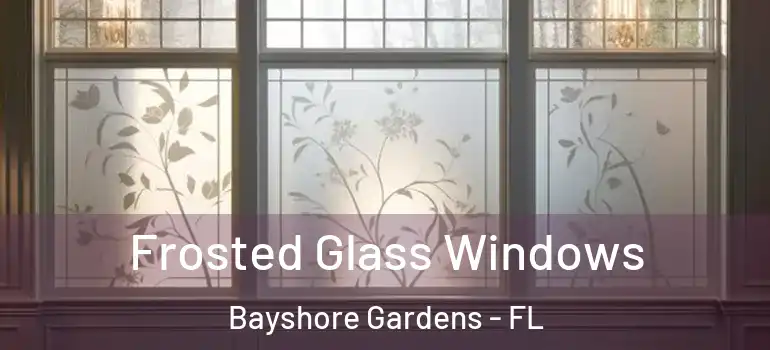  Frosted Glass Windows Bayshore Gardens - FL