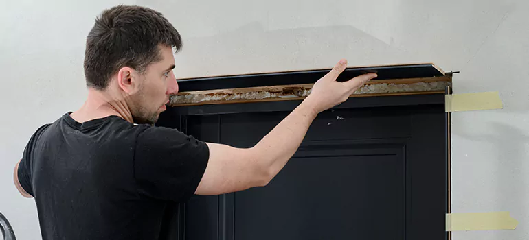 Wood Door Hole Repair in Bayshore Gardens, FL