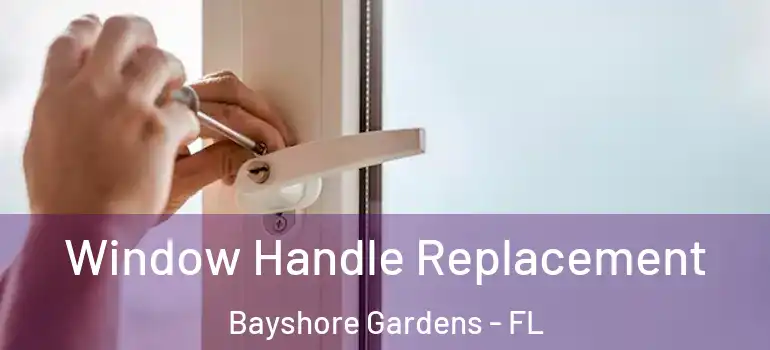  Window Handle Replacement Bayshore Gardens - FL